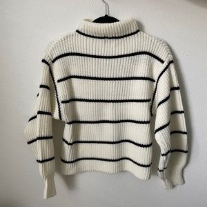 Princess Polly Black & White Striped Sweater